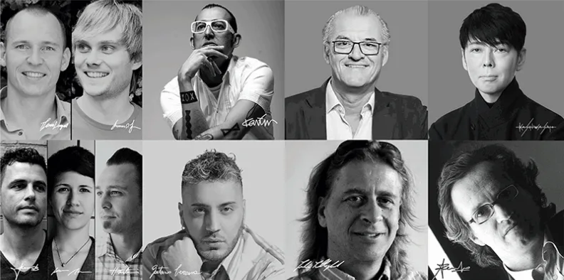 International designer portraits