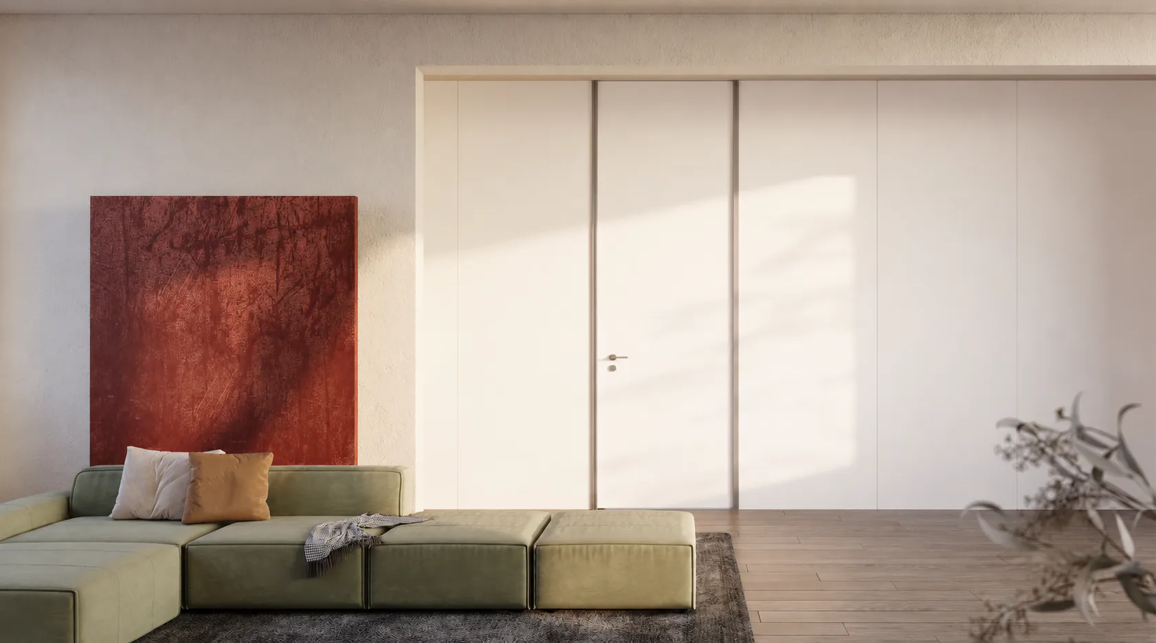 18 mm Flat Painted Artistic Wall Panel