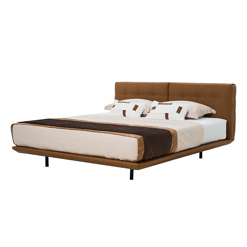 Liora leather bed