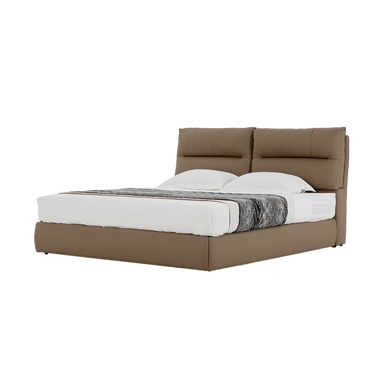 Vancelle leather bed