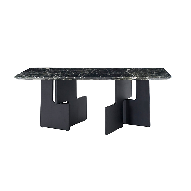 Nicolai natural marble dining table