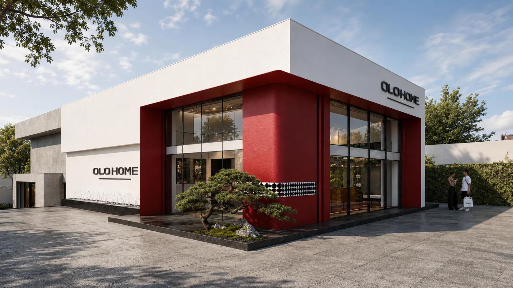 Exterior of the OLO Home Malaysia showroom in Petaling Jaya