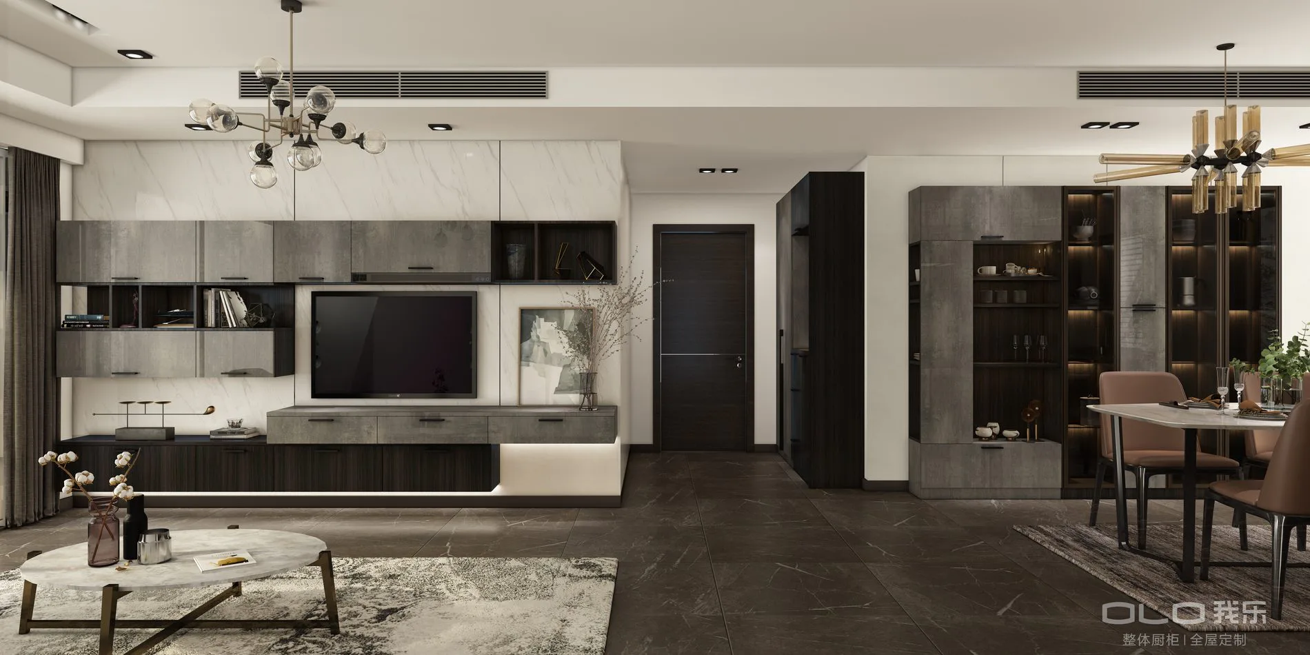 BERNIER material and cabinetry details