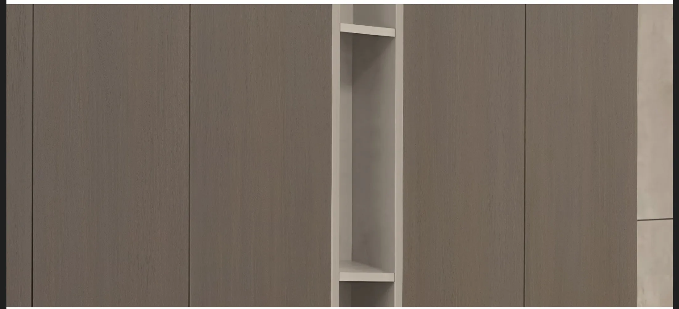 CHOPIN PRO close-up of dark natural timber cabinetry