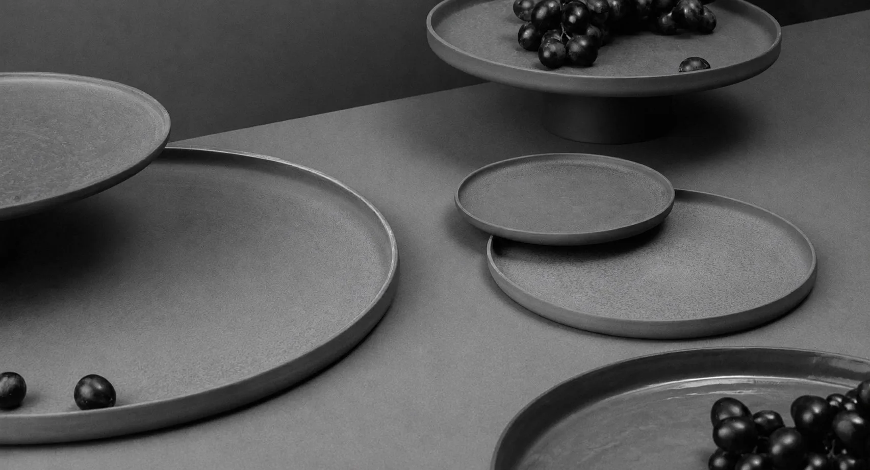 Monochrome modernist still life inspiring MORANDI