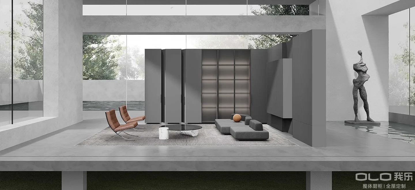 MORANDI architectural living space surrounded by water
