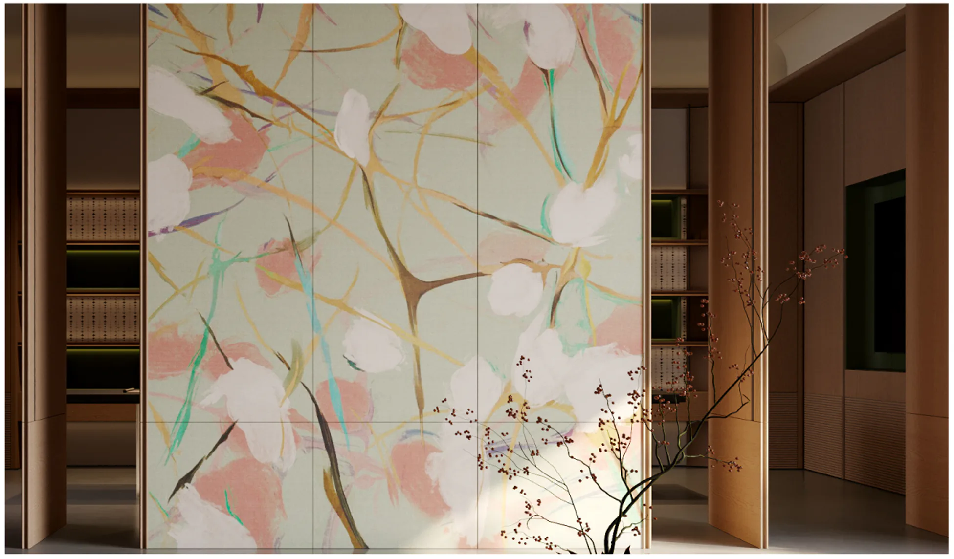 RONGHUA floral art pattern