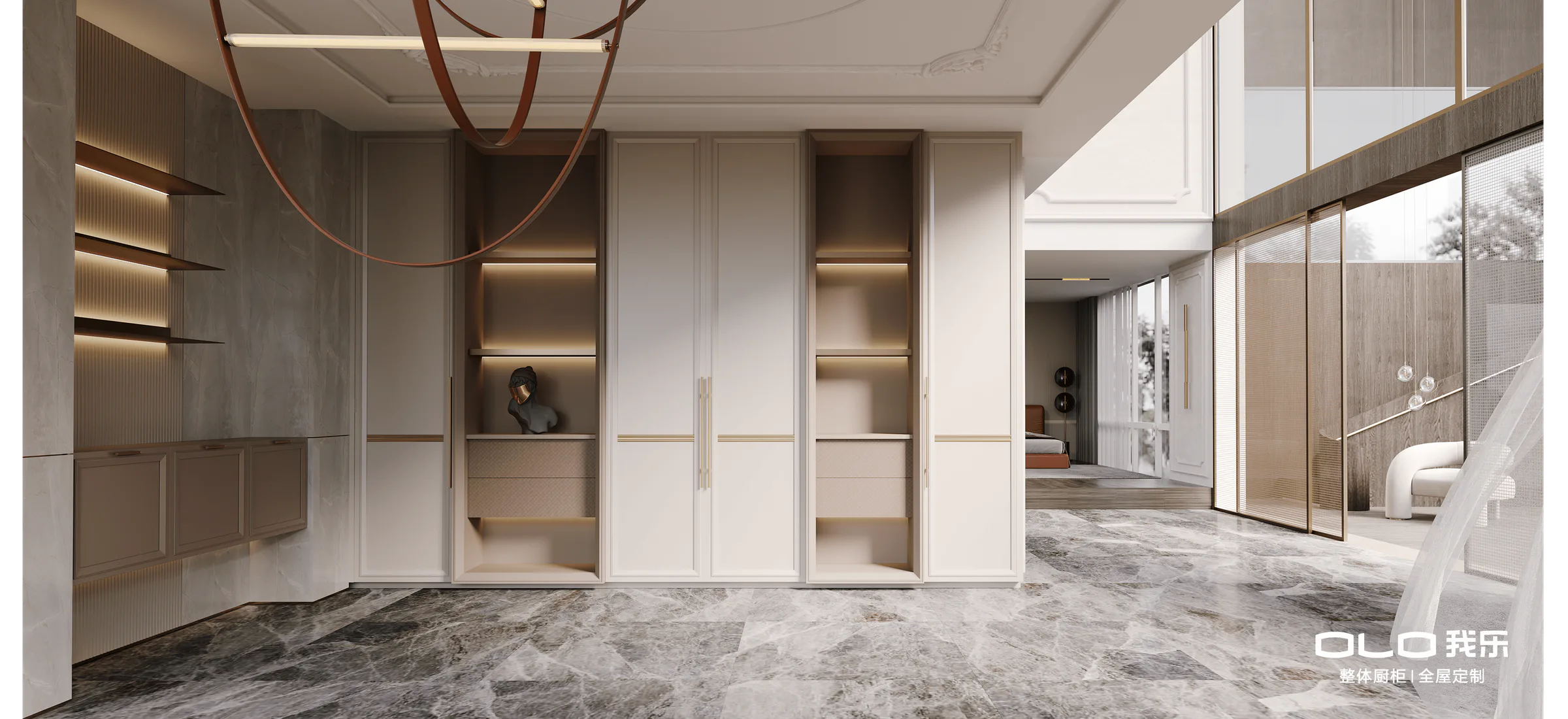 ROSA·ROMANTIC cloakroom cabinetry