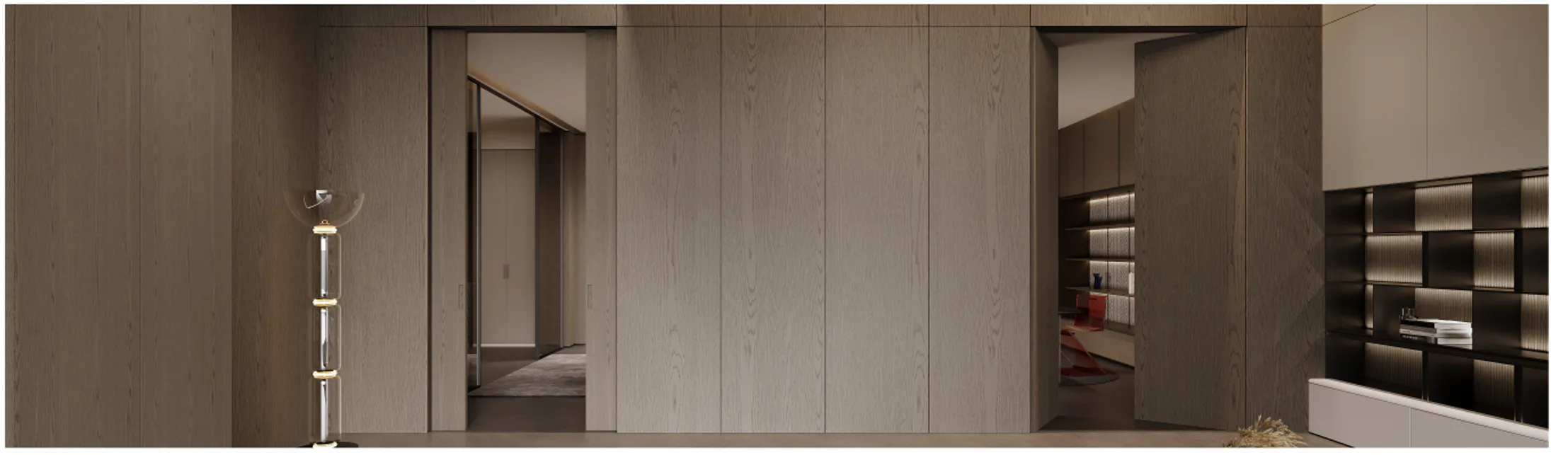 ROSSI 22mm integrated door and wall system