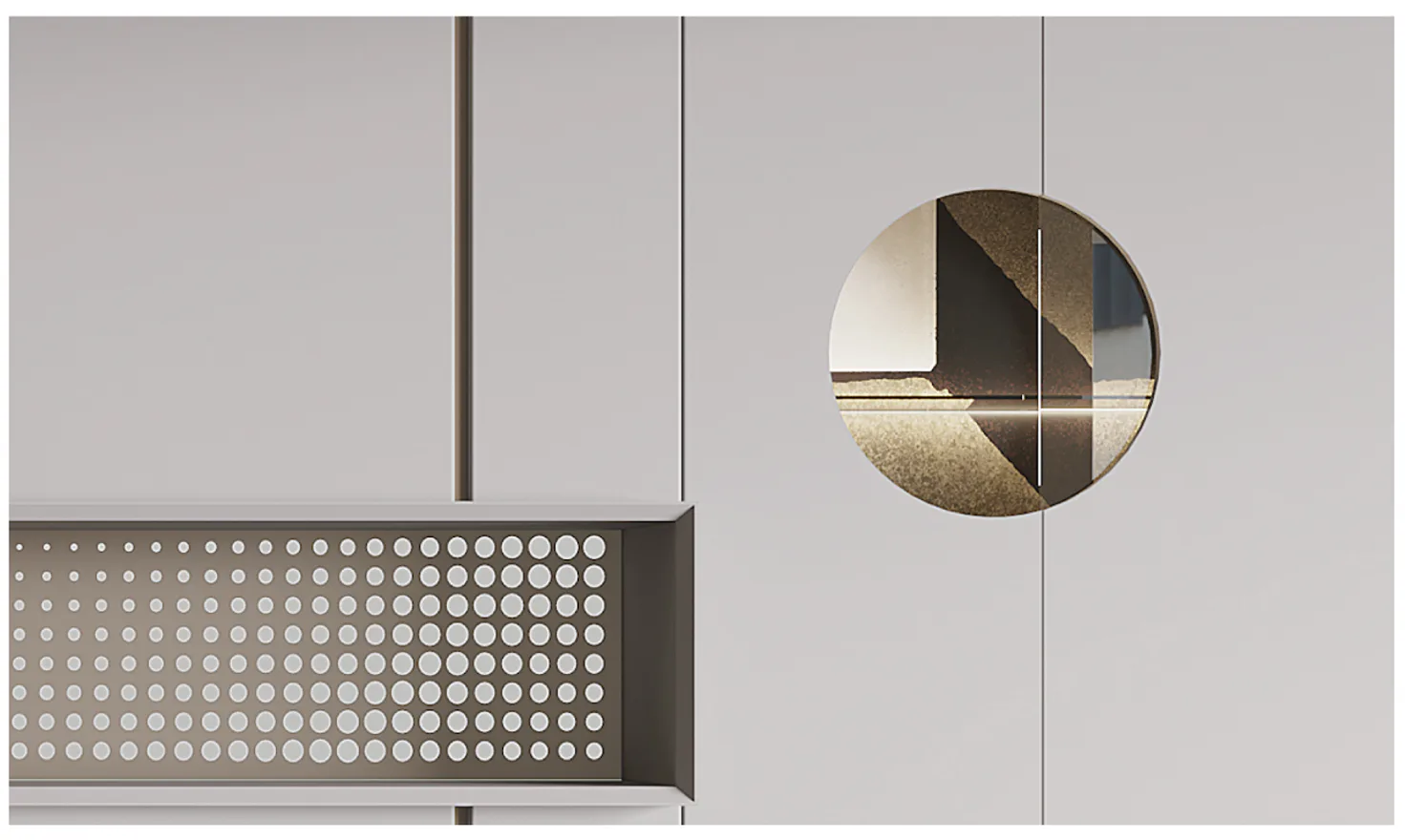 STELLAR porthole and perforated-panel detail