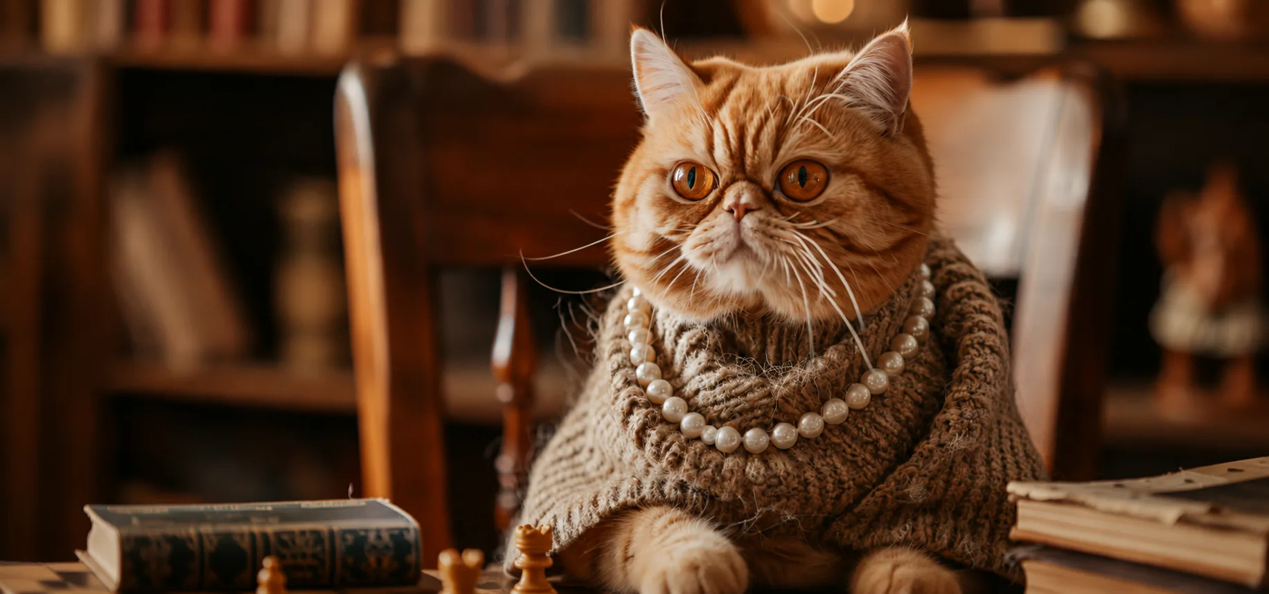 Orange cat in a warm timber interior, the inspiration for STOCKHOLM PRO's pet-friendly home