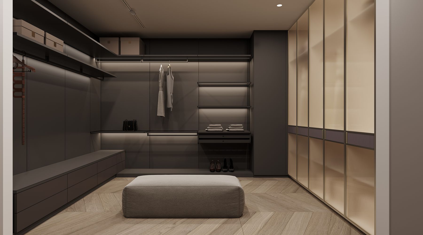 UNBOUNDED material and cabinetry details