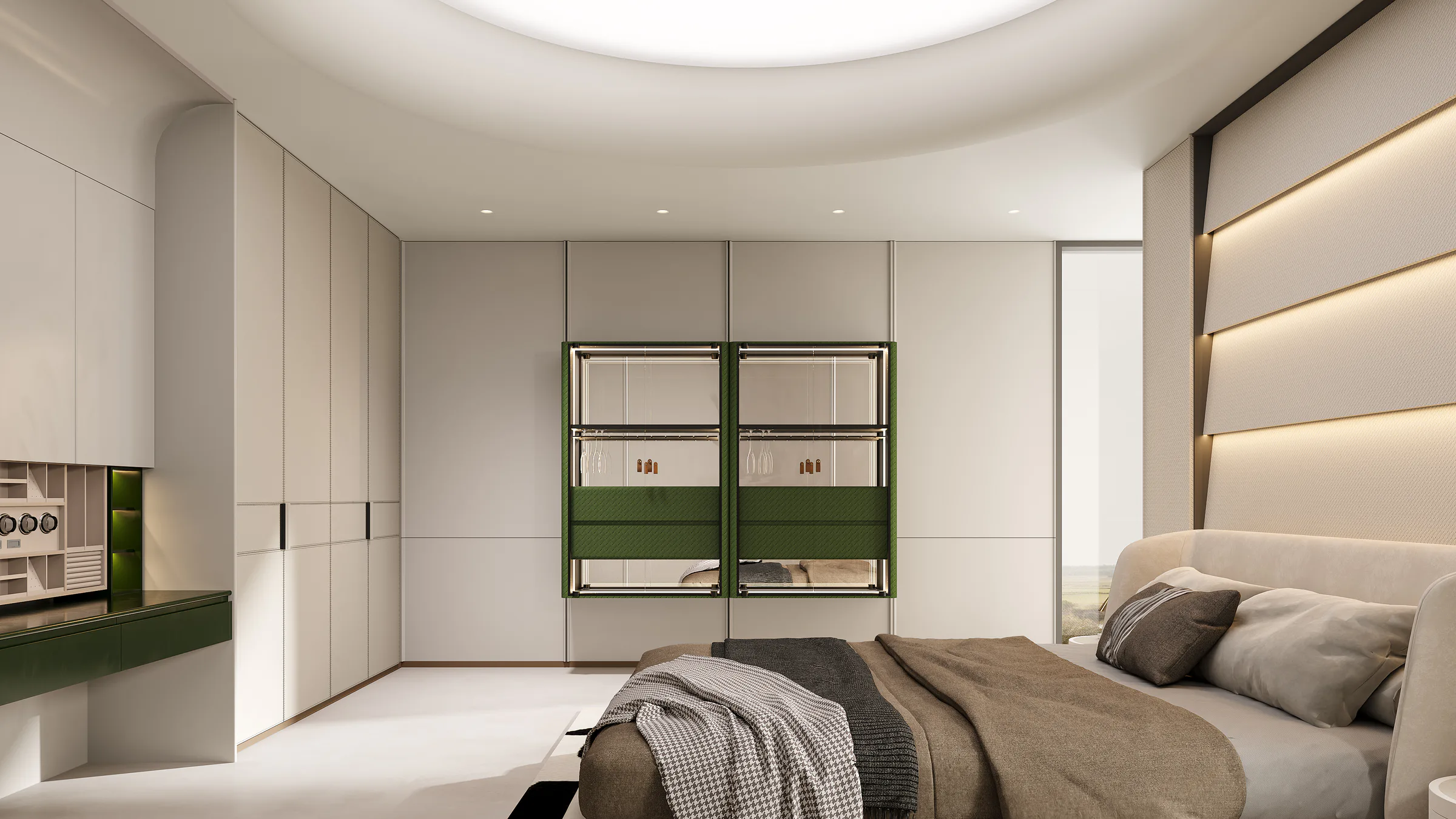WEMBLEY integrated bedroom wardrobe