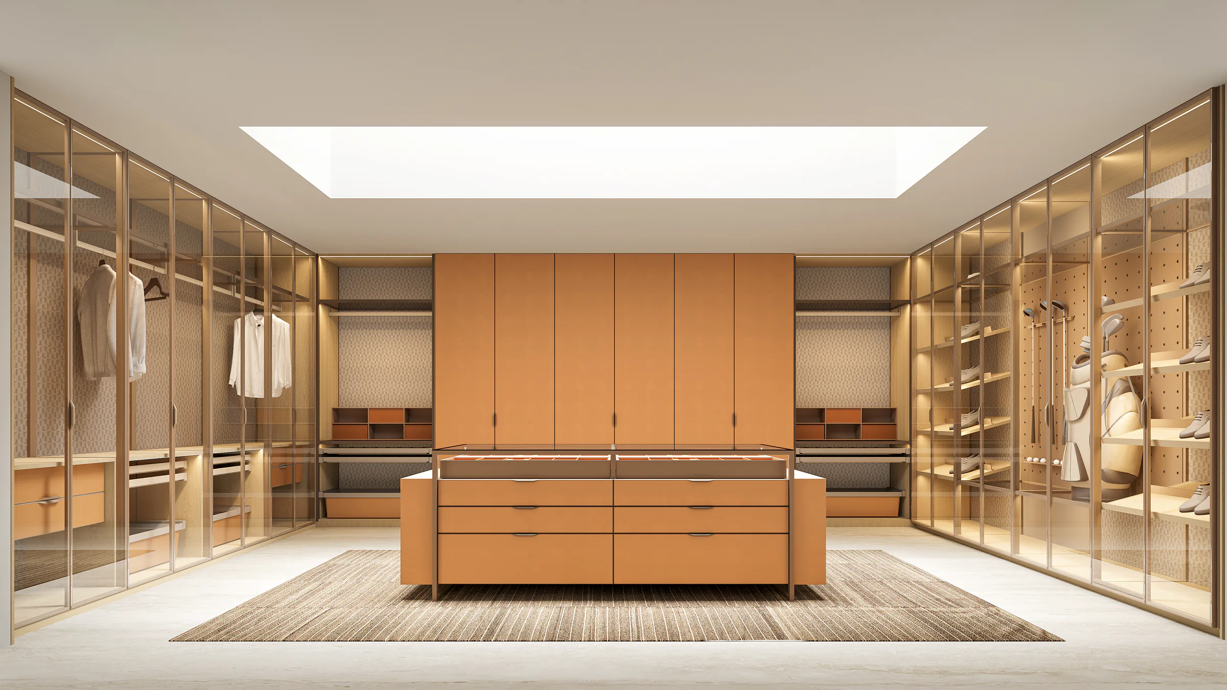 WEMBLEY luxury walk-in wardrobe