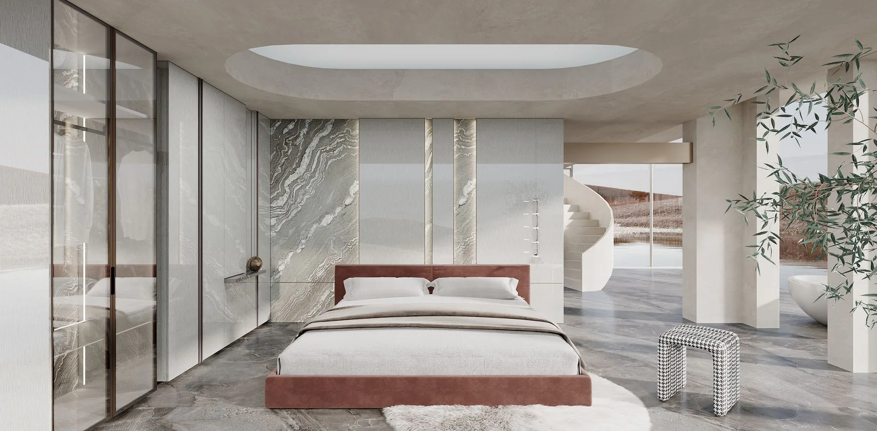 YINJI integrated living-room cabinetry